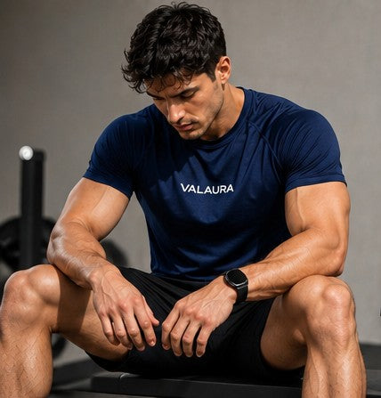 Compression T-shirt Navy blue